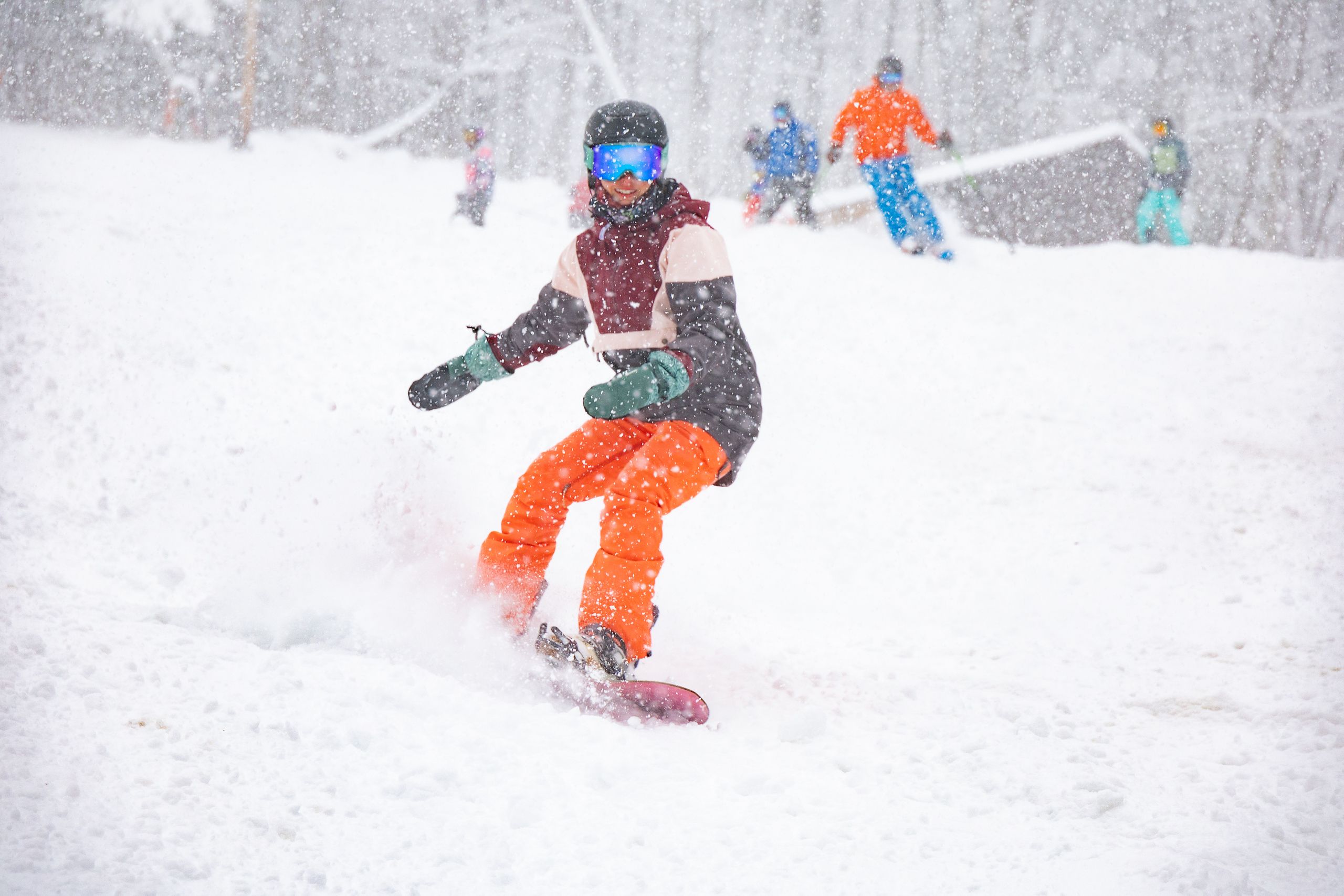 Snowboarding at Berkshire East