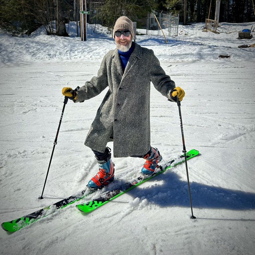 Skier in the Junior Explorers Program at Berkshire East
