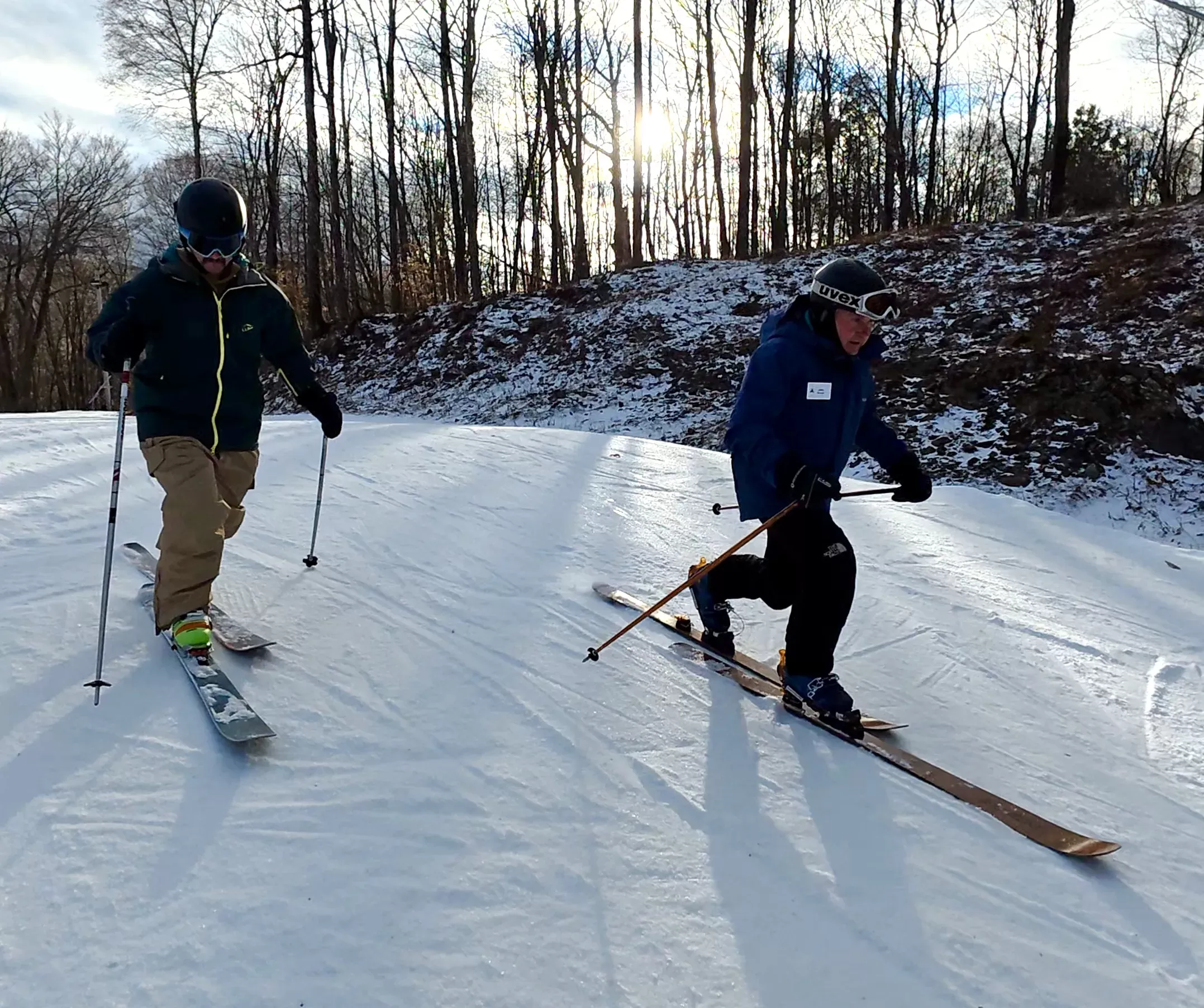 Skiers taking Private Lessons at Berkshire East