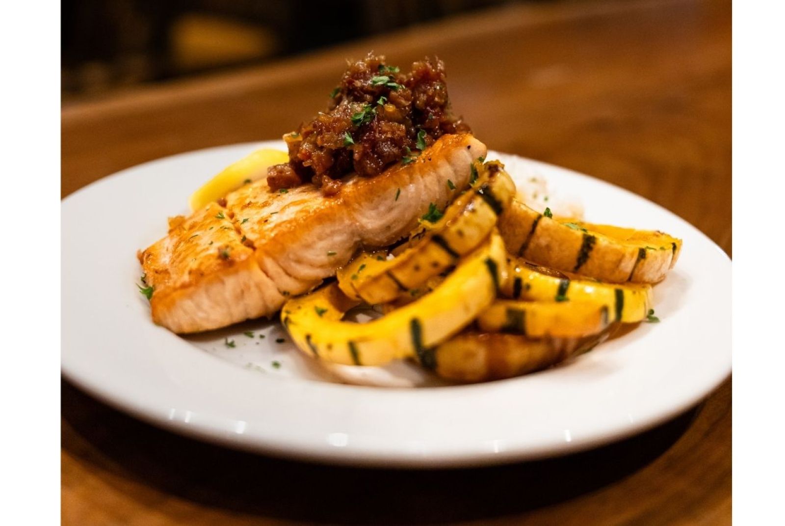 Pork Belly Appetizer at the Crazy Horse Bar and Grill