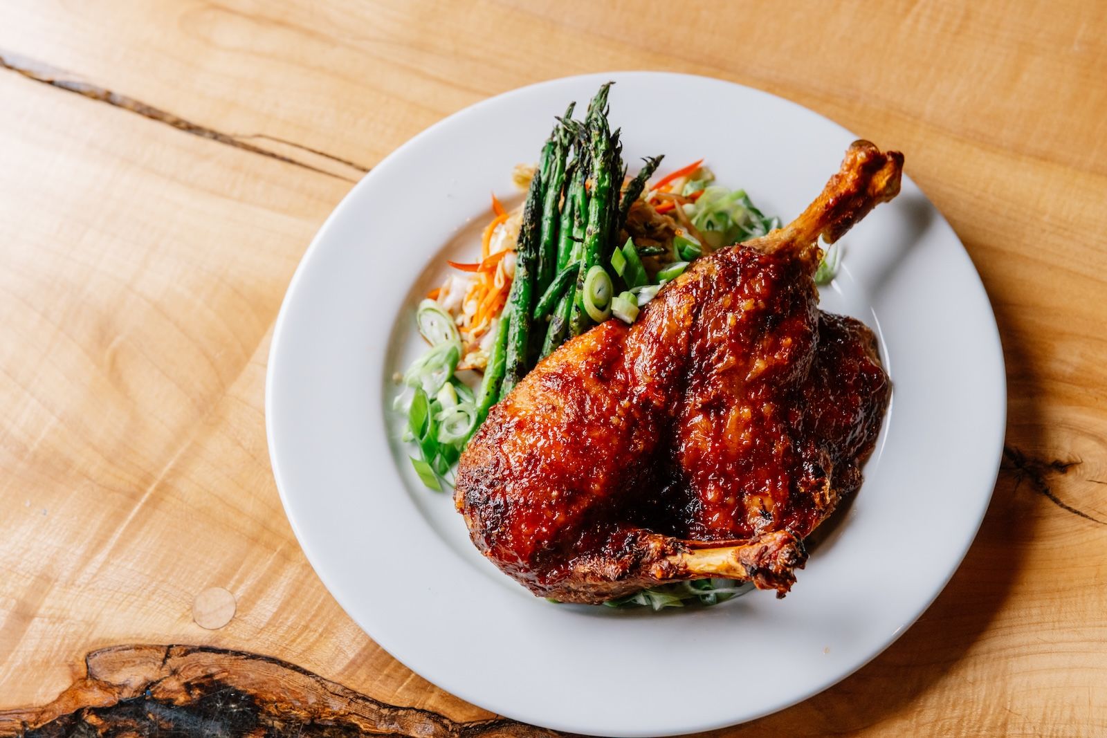 Roast Duck at the Crazy Horse Bar and Grill