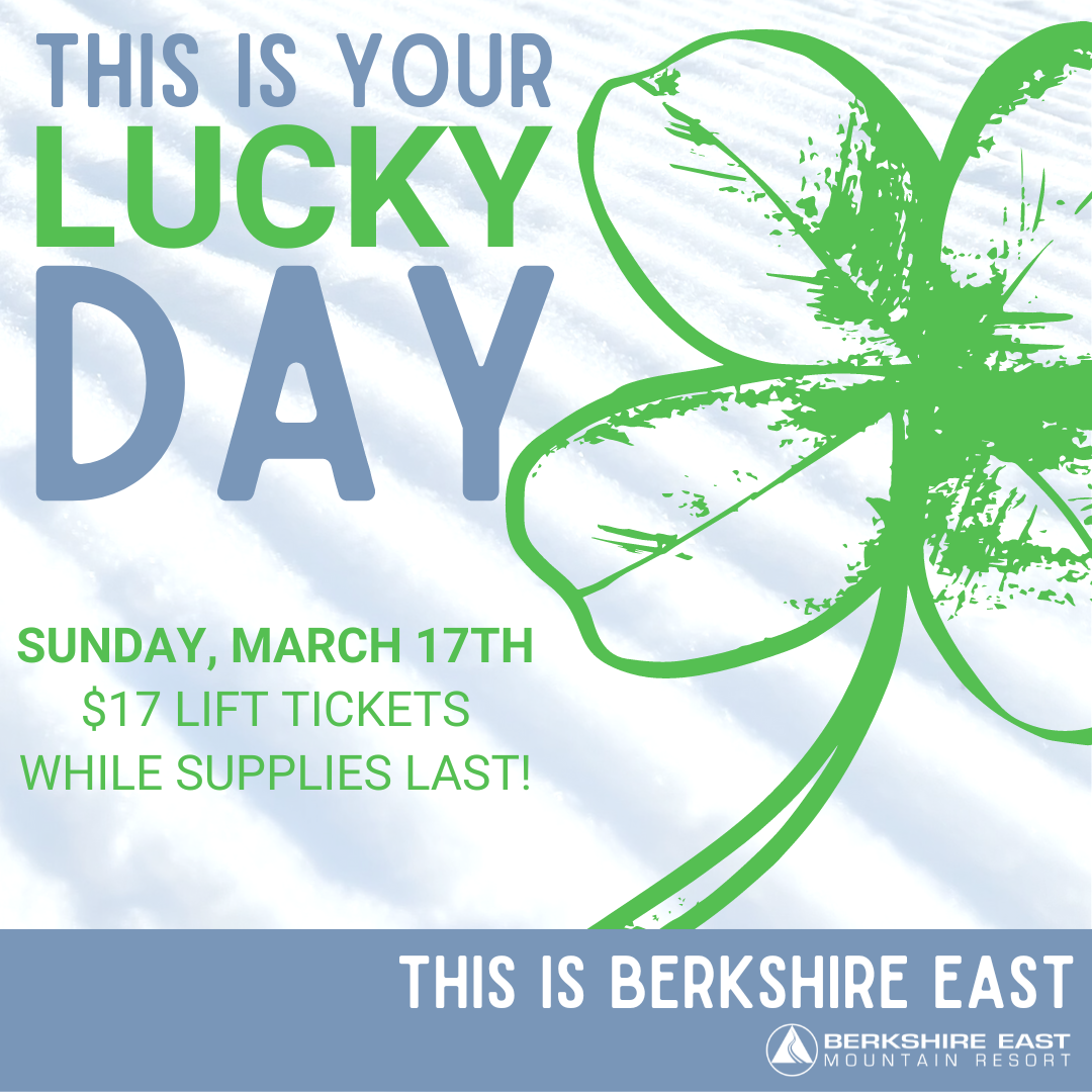 St Patrick's Day Lift Tickets
